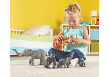 Jumbo Jungle Animal Families – 6 pieces