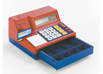 Calculator Cash Register with Play Money