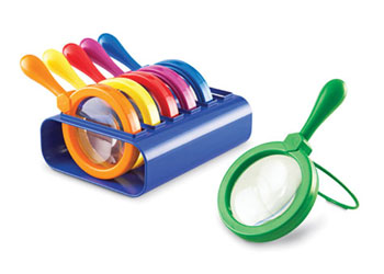 Jumbo Magnifiers with Stand – Set of 6