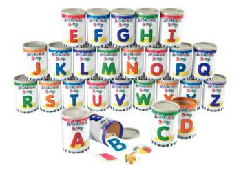 Alphabet Soup Sorter Cans