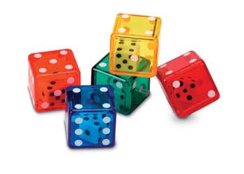 Dice In Dice – Set of 72 dice in jar