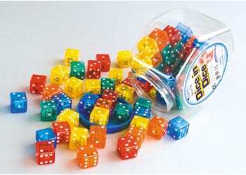 Dice In Dice – Set of 72 dice in jar