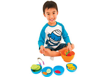 Learning Resources Garden Fresh Salad Set - 38 Piece Play Food Vegetables For Kids Ages 2+