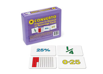 Converto Cards – Fraction to Percentage to Decimal