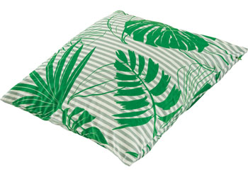 MTA Spaces – Stripes & Leaves Cushion Cover – 50cm