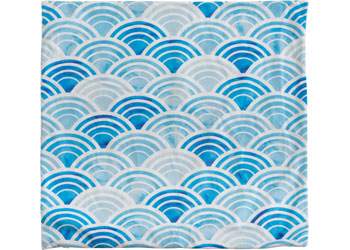 MTA Spaces – Blue Tiles Cushion Cover – 50cm