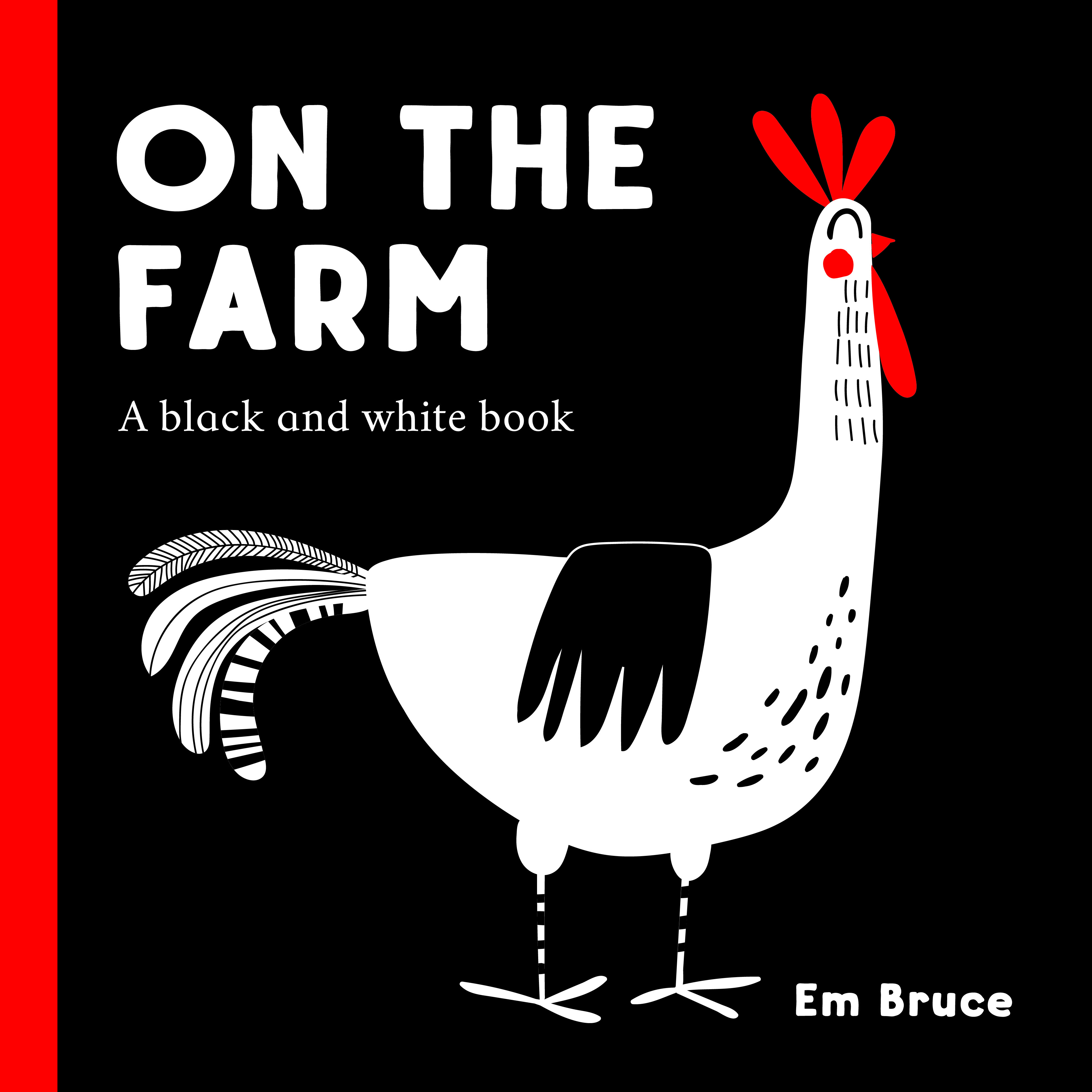On the Farm Black & White Board Book