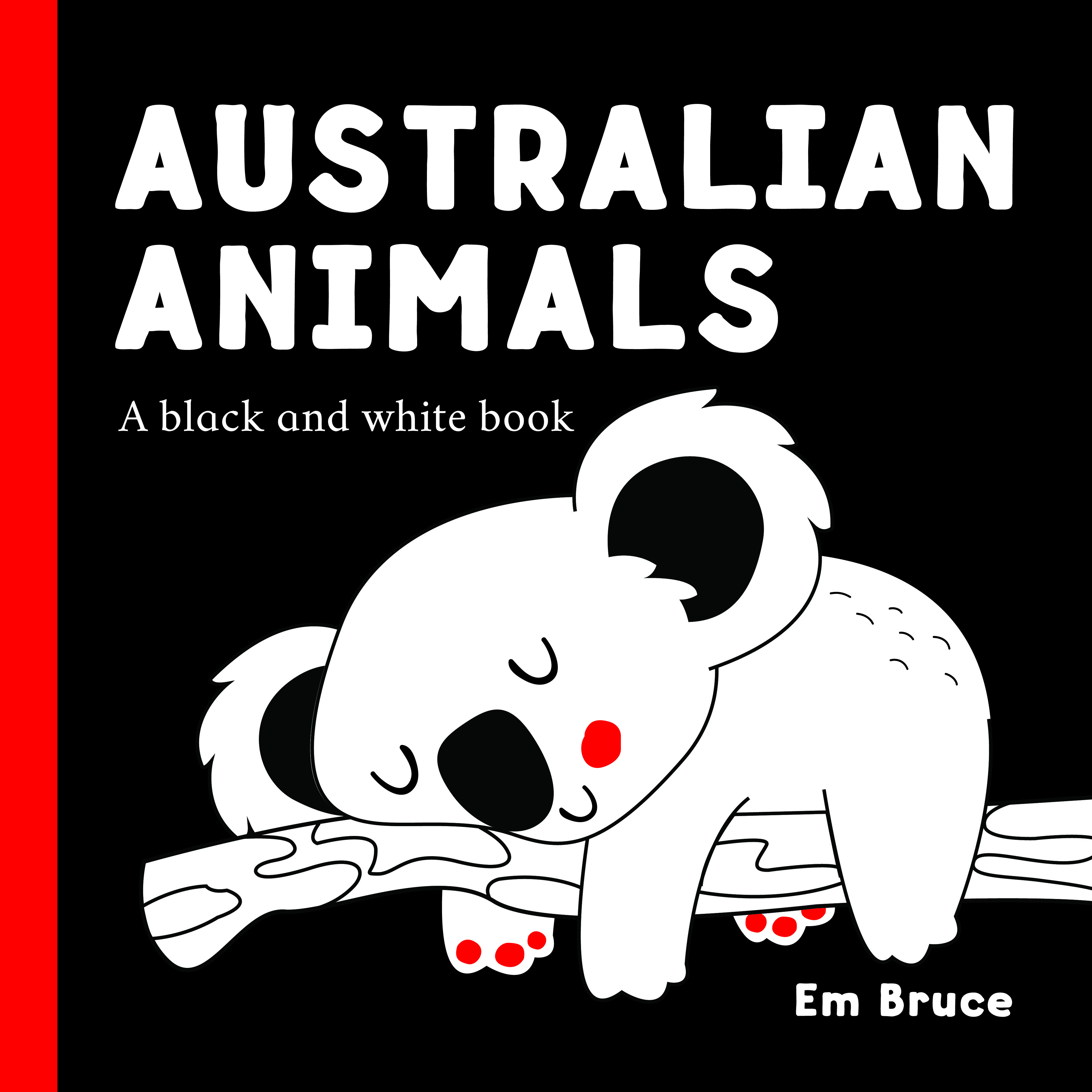 Australian Animals Black & White Board Book Kesco Catalogue