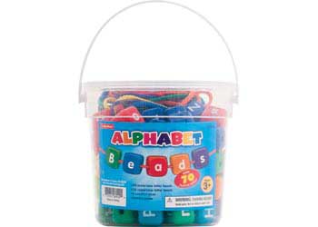 Chunky Alphabet Beads