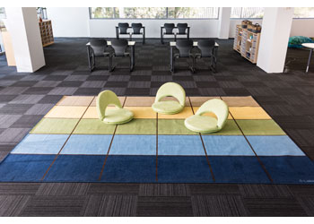 Calming Colours Carpet for 30 Children – 274 x 365cm