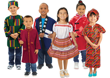 Multicultural Clothing Set of 6