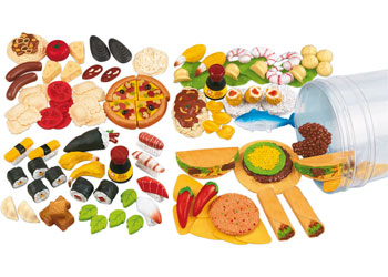 Multicultural Play Food – 200 pieces