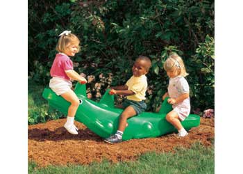 little tikes alligator teeter totter