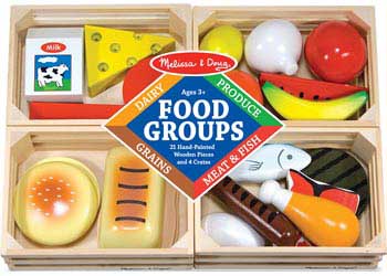 M&D – Wooden Food Groups