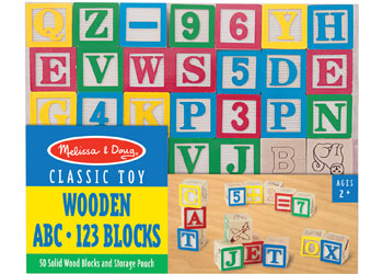 M&D – Wooden ABC123 Blocks