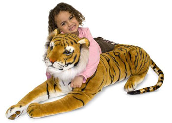 large plush tiger