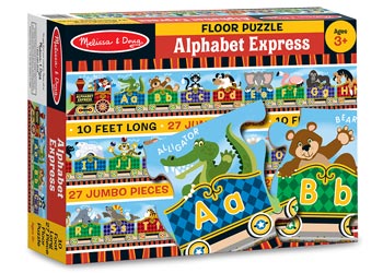 M&D – Alphabet Express Floor Puzzle 27pc