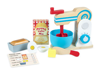 M&D – Wooden Make-A-Cake Mixer Set