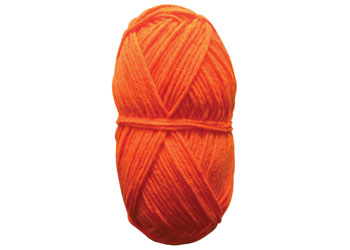 Acrylic Yarn Orange 4 ply 100g Ball