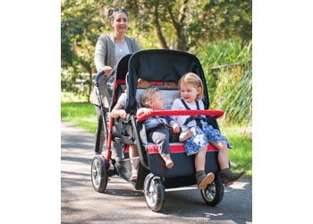 four seater pram