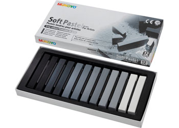 Mungyo soft pastel charcoal - 12