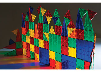 Translucent Magnetic Tiles Construction Set – 96 pieces
