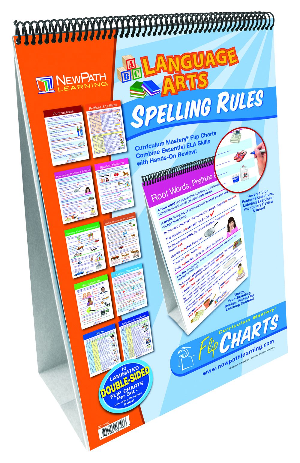 Spelling Rules Flip Chart Set Grades 3-6