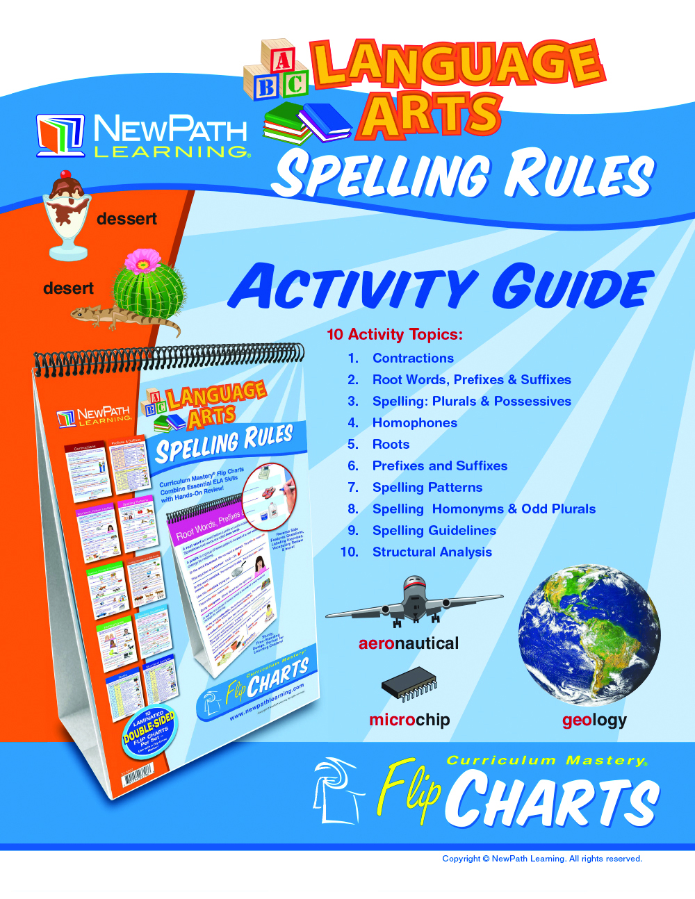 Spelling Rules Flip Chart Set Grades 3-6