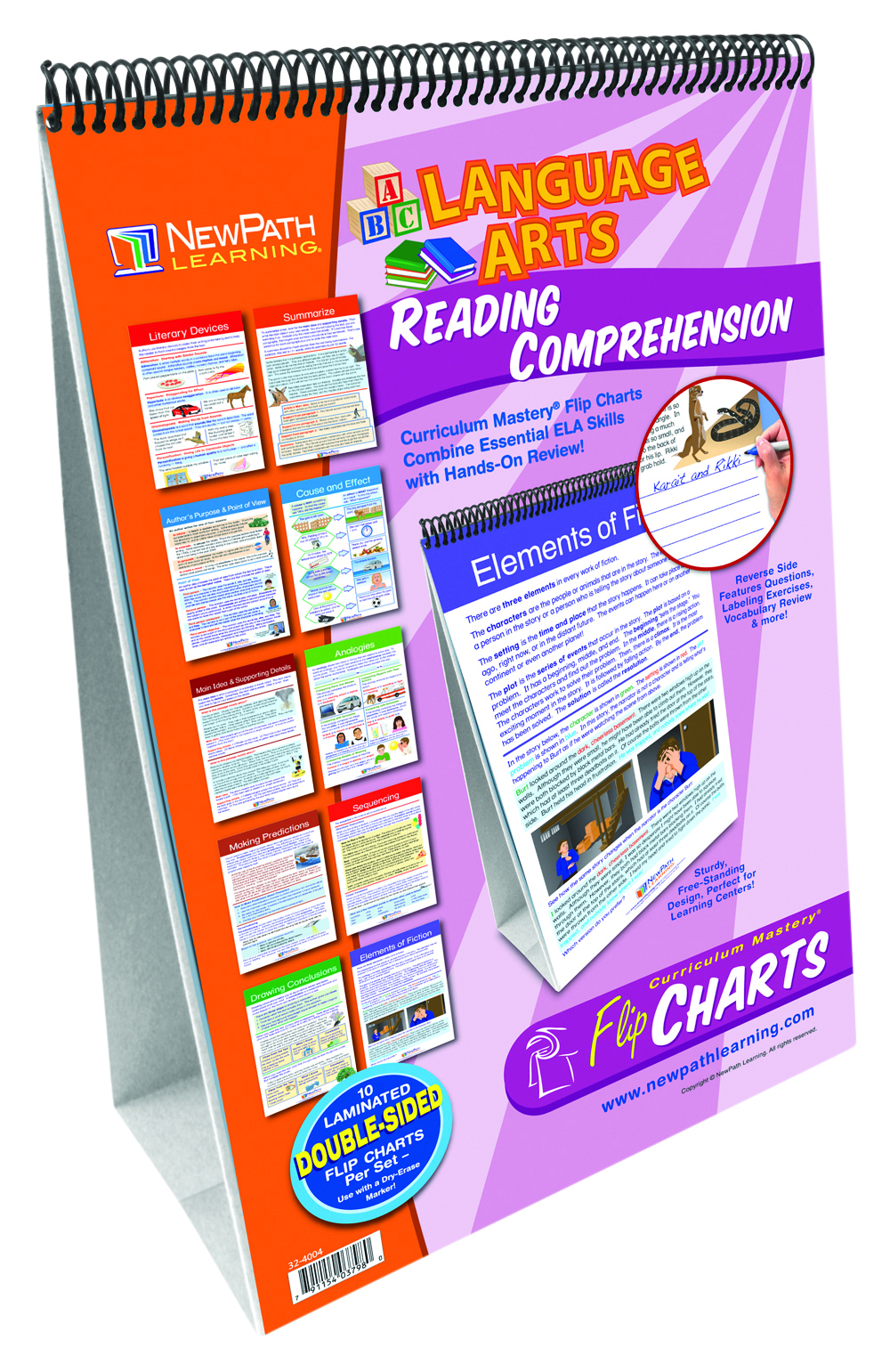 MTA　Chart　Flip　Catalogue　Grades　4-8　Reading　Comprehension