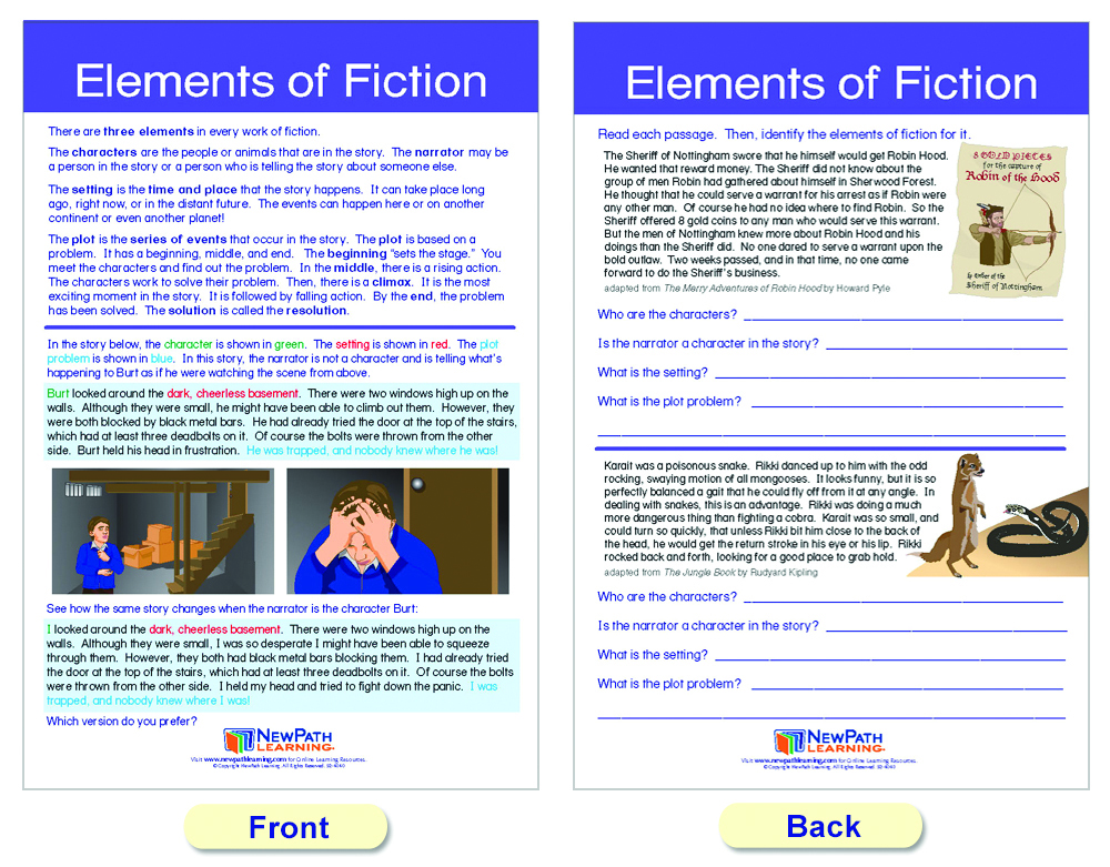 READING COMPREHENSION CHART S8