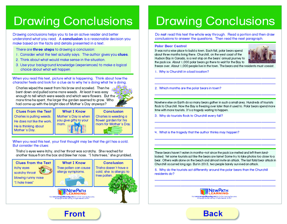 READING COMPREHENSION CHART S8