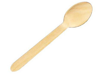 Eco Wooden Spoon 160mm – PK 100