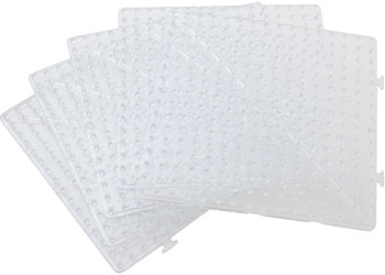 Jumbo Iron on Bead Board, Square – Pack of 5