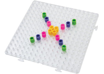 Jumbo Iron on Bead Board, Square – Pack of 5