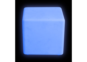 Colour Changing LED Stool – Large 40x40x40cm + Adaptor