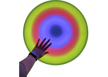 Round Interactive Colour Changing Tile 50cm + Adaptor