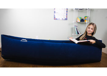 80′ Comfy Hugging Peapod Sensory Pod – Blue