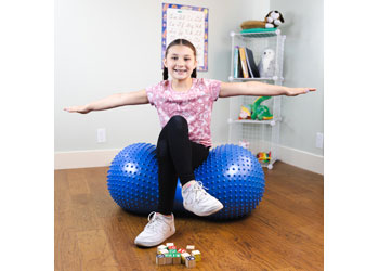 Inflatable Sensory Ball with Tactile Nubs