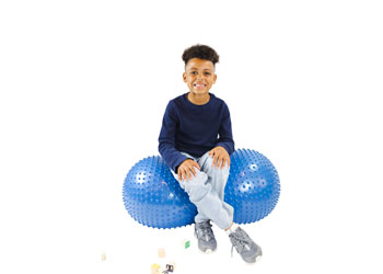 Inflatable Sensory Ball with Tactile Nubs