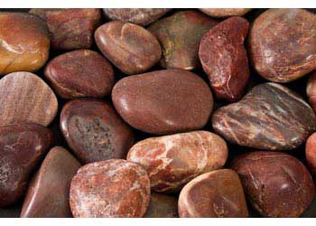 River Pebbles Red Granite – 1 Litre Jar