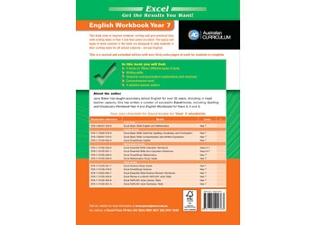 Excel English Workbook Year 7