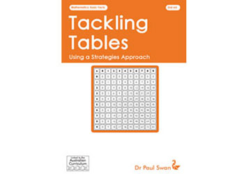 Tackling Tables Book – Dr Paul Swan – 52 Pages - MTA Catalogue