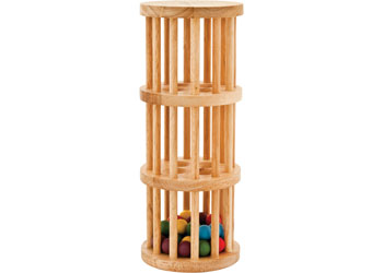 Wooden Ball Tower Set of 2