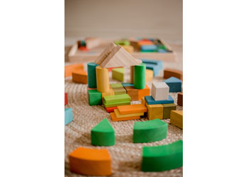 Colourful Wooden Blocks – 100cm