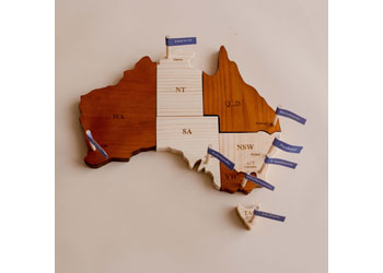 Australian Map Puzzle Play Set