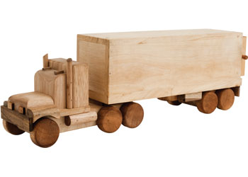 Wooden toy best sale truck kits