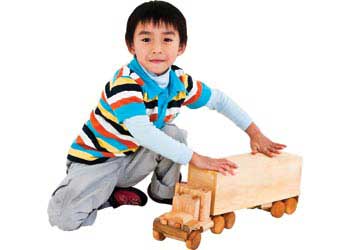 Cargo Wooden Truck – 57cm