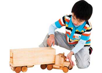 Cargo Wooden Truck – 57cm