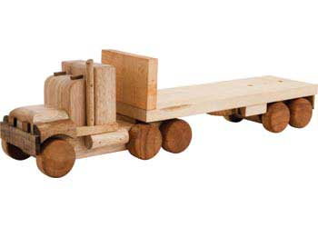 Flat Bed Wooden Truck – 57cm