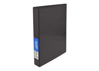 Bantex Insert 2D Ring Binder A4 25mm Black - MTA Catalogue